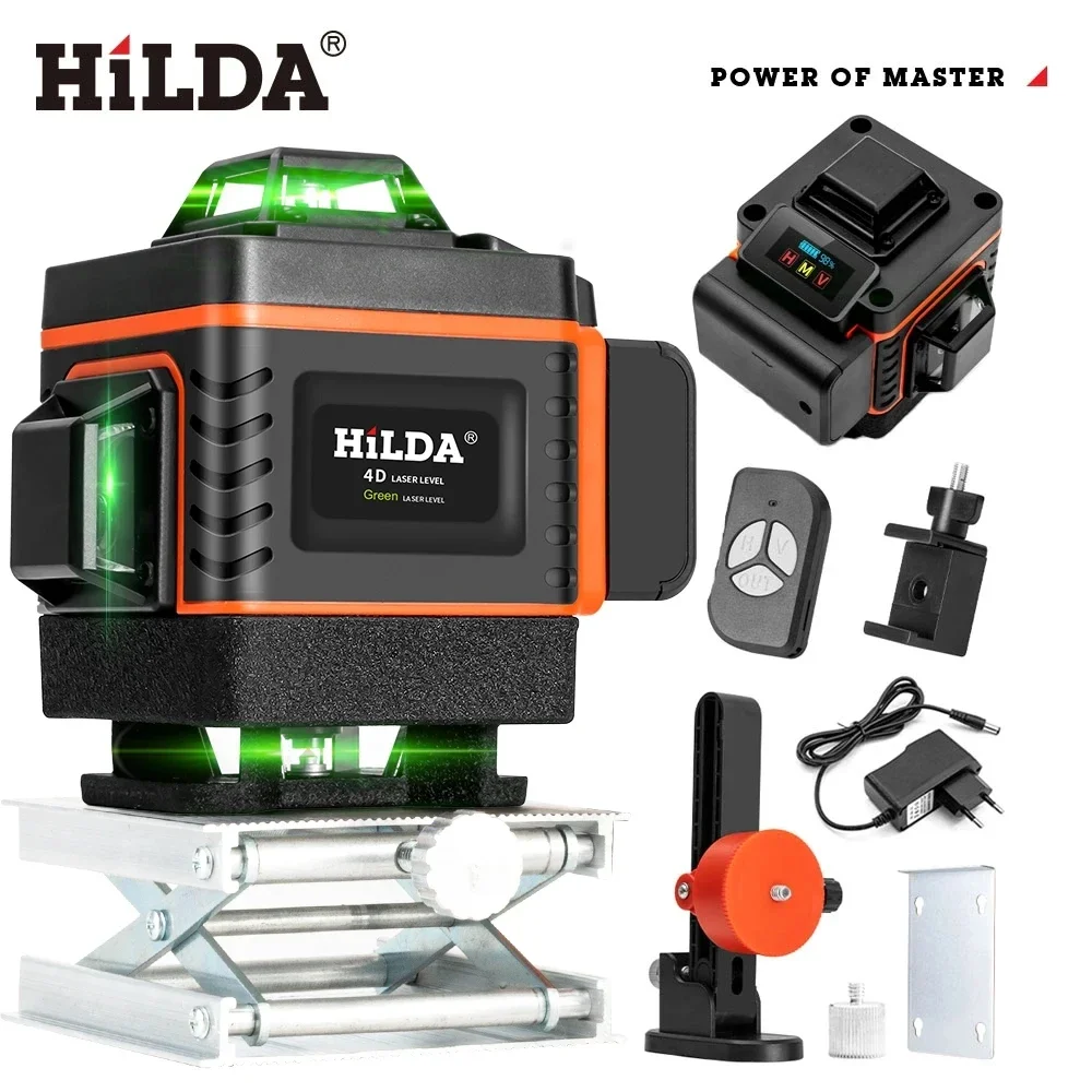 Industrial Laser Level - HILDA 16/12 linii 4D poziom lasera