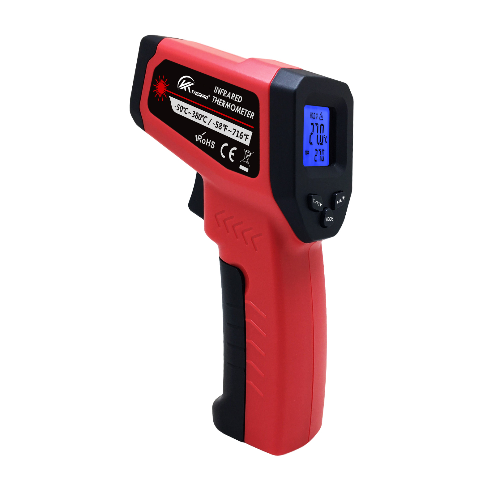 Industrial Laser Level - Termometr elektroniczny przemysłowy LCD bezkontaktowy-50 ~