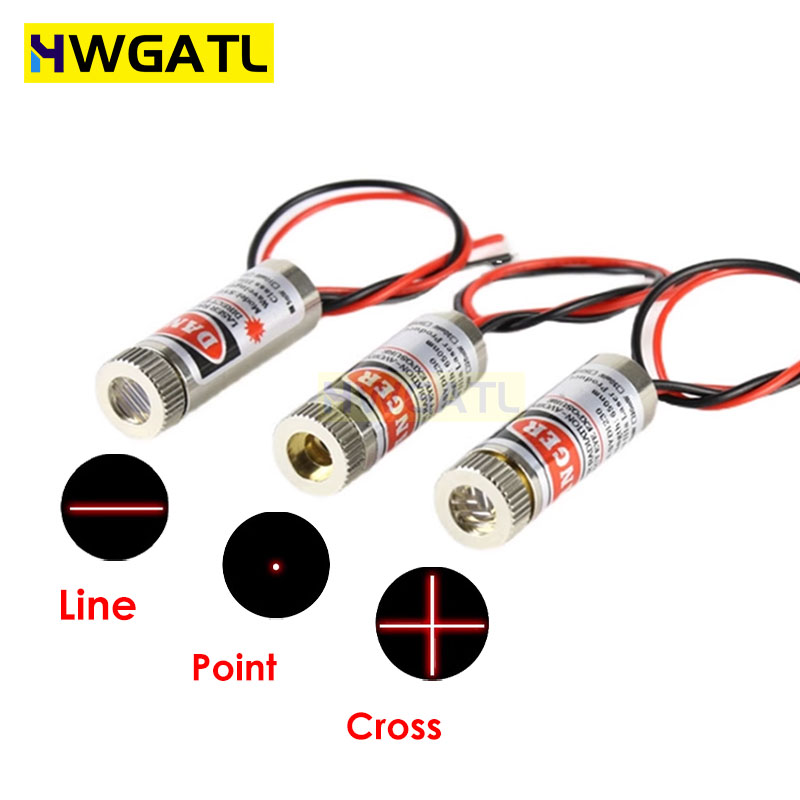 Industrial Laser Diode - 650nm 5mW Czerwony punkt / linia