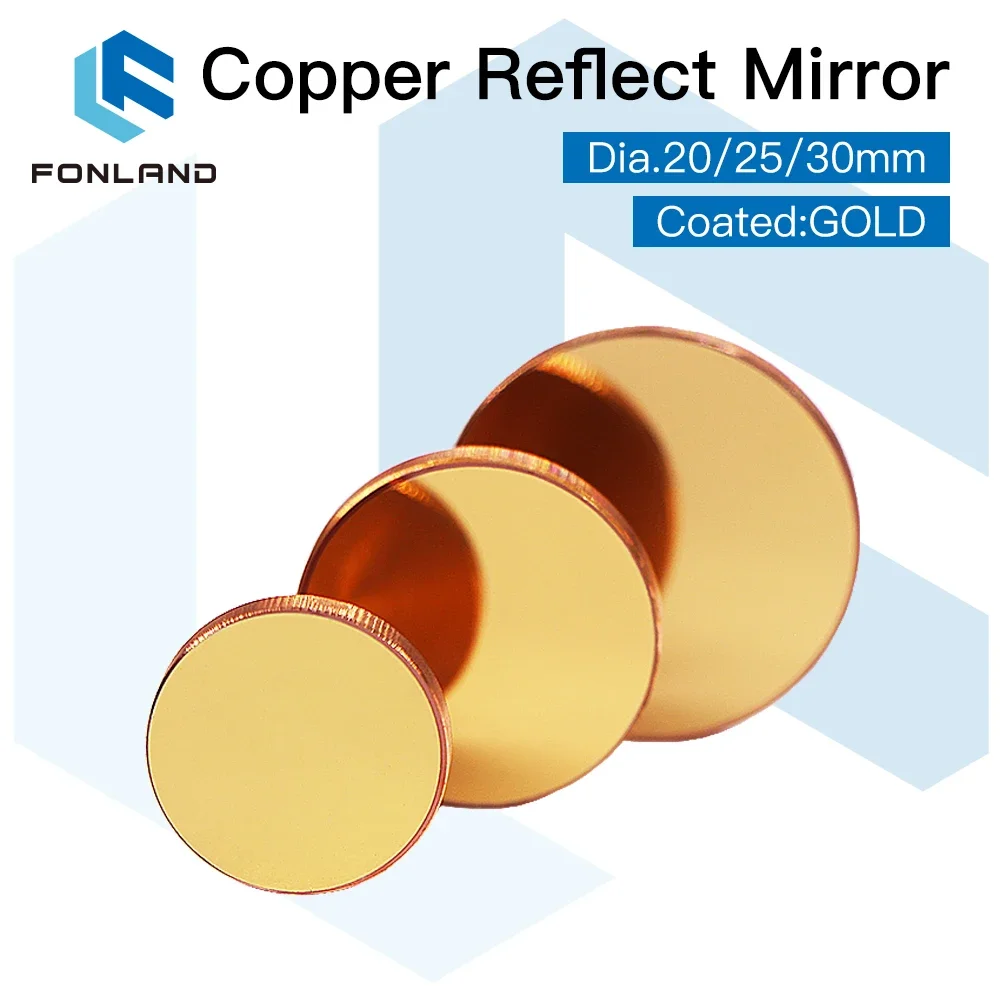 Co2 Laser Mirror - 3 sztuki miedzianych lusterek odbijających Fonland