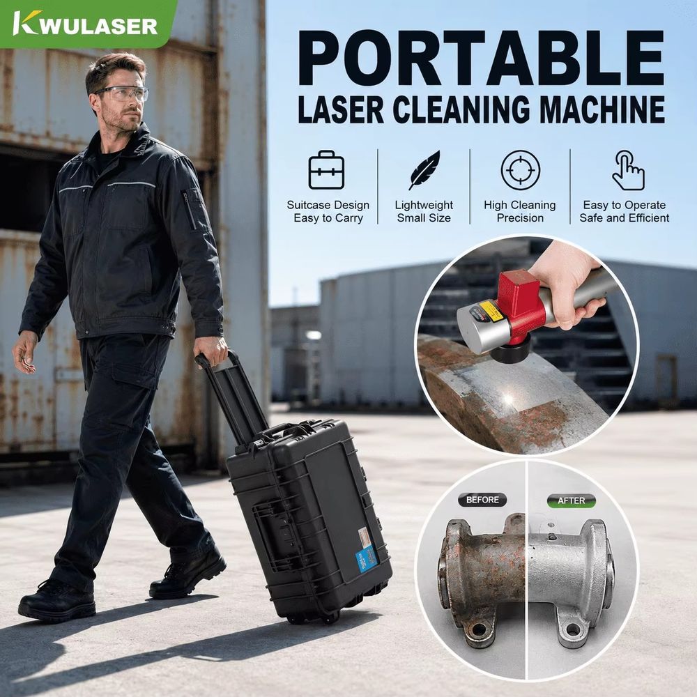 Industrial Laser Cleaning Equipment - Maszyna do impulsowego laserowego obróbki powierzchni,