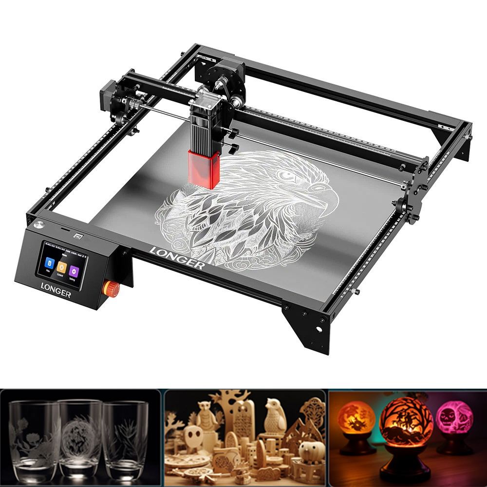 Industrial Laser Engraver For Metal - LONGER 20W Laserowy Grawer i Nóż