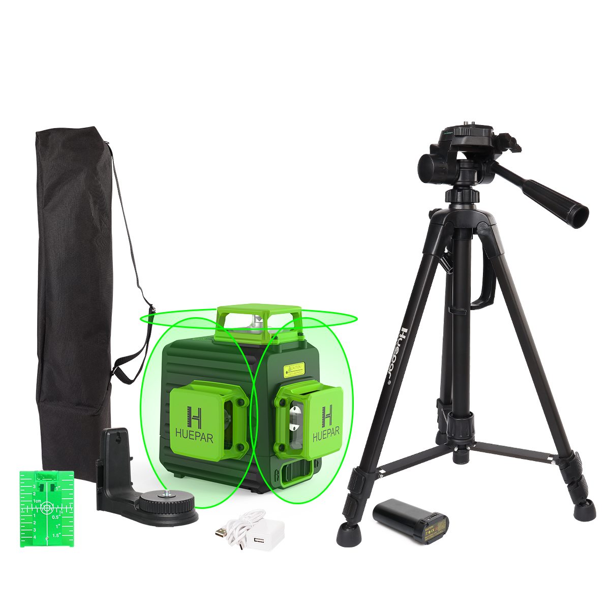 Industrial Laser Level - Huepar 12-liniowa poziomica laserowa B03CG ze