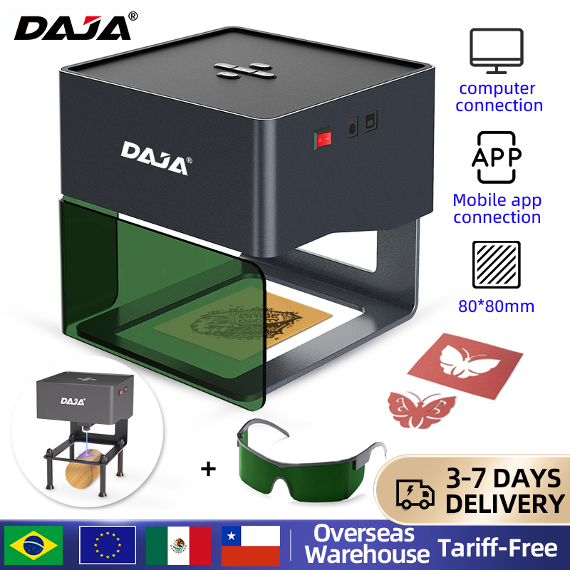 Industrial Laser Machines - DAJA DJ6 Mini przenośny grawer laserowy