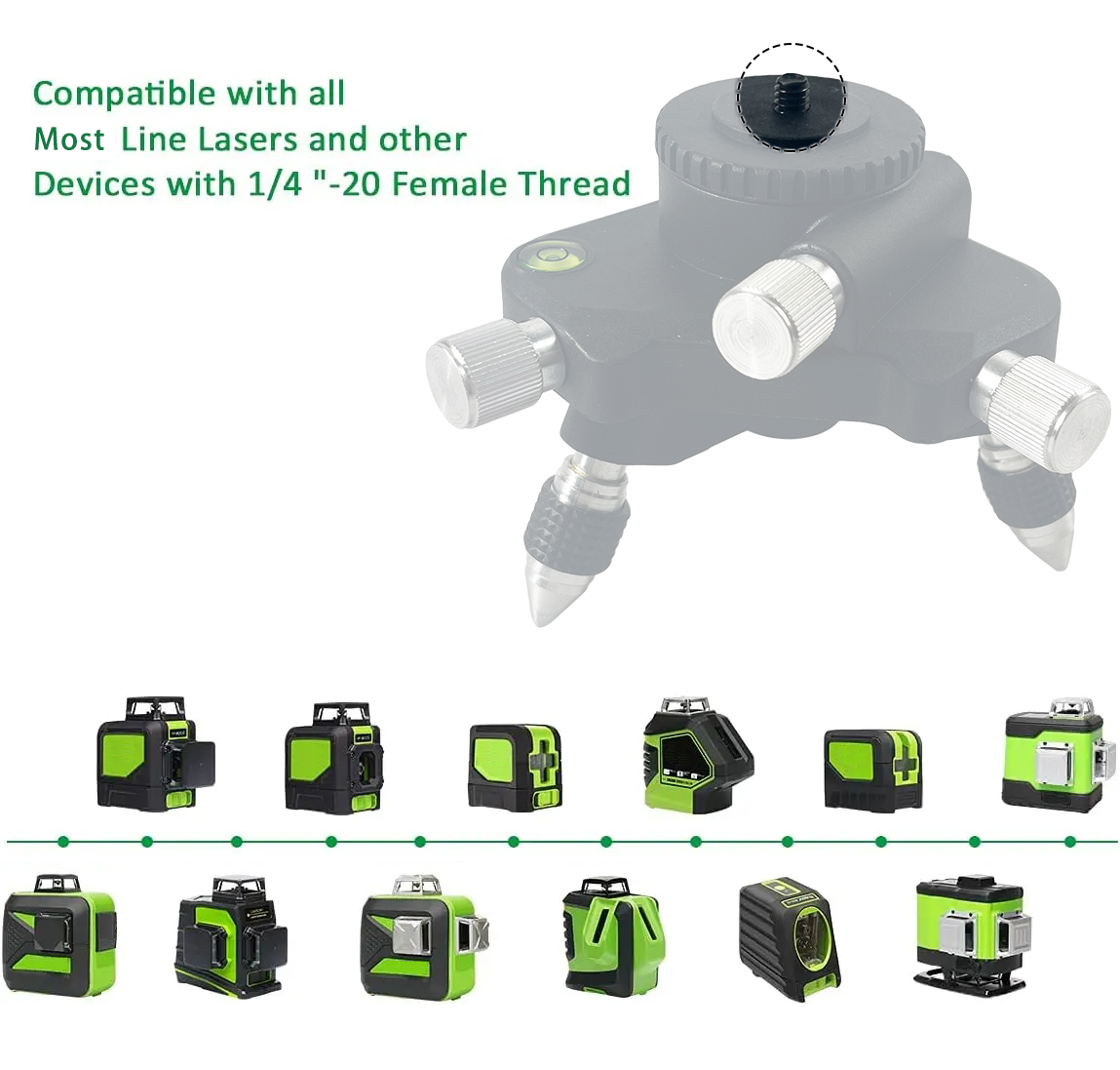 Regulowany uchwyt obrotowy Poz – Industrial Laser Level recenzja i cena