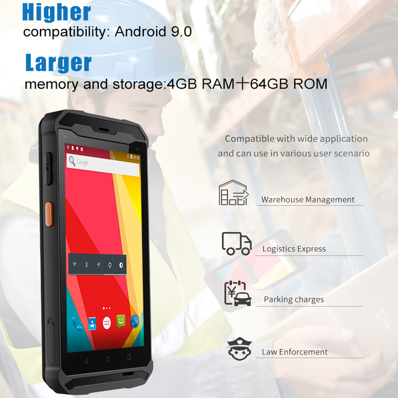 RUGLINE 5,5-calowy Android PDA – Industrial Laser Scanner recenzja i cena