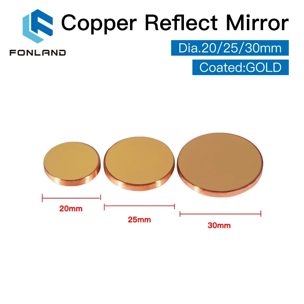 3 sztuki miedzianych lusterek  – Co2 Laser Mirror recenzja i cena
