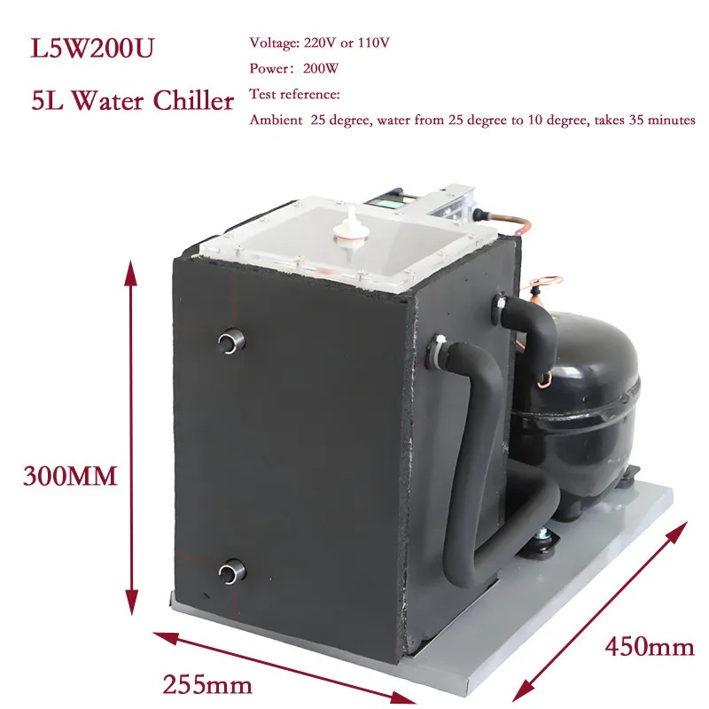 Kompresor chłodniczy 5L - Chło – Laser Chiller Water Cooler recenzja i cena